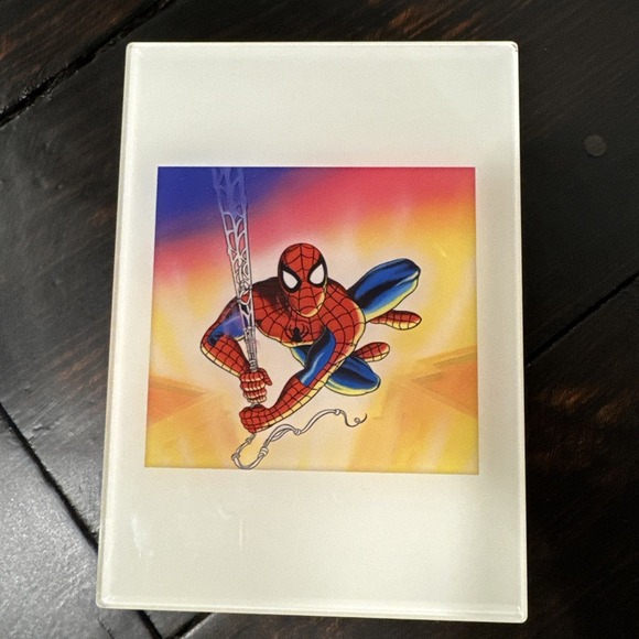 Disney Other - Disney Drop Exclusive Archives Collection‎ Printed Acrylic SPIDER-MAN Image